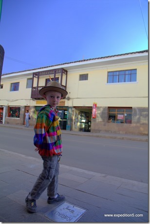 Tout un petit homme, Cusco, Pérou