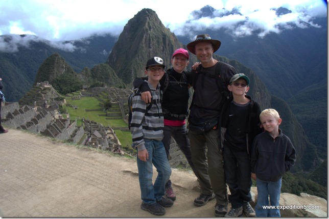 Auer family, Machu Picchu, Pérou.