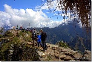 Bravo, le sommet de la montagna, Machu Picchu, Pérou.