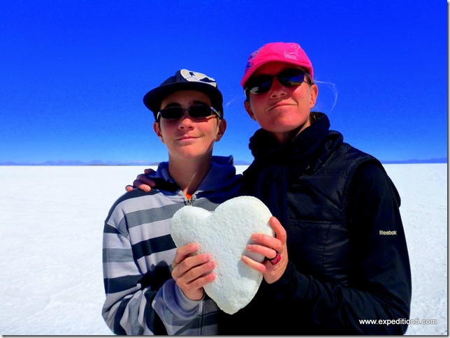 Dites-le avec du sel - Salar d'Uyuni, Bolivie