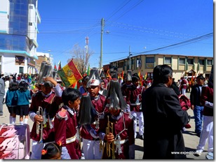 Défilé de la fete nationale, Uyuni, Bolivie